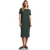 Street One - Midi Shirt - Casual - Zwart - Viscosemix