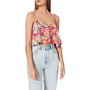 Hurley W Palm Paradise Flounce Crop Top Dames