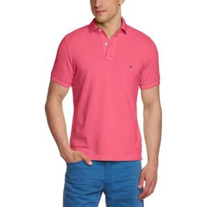 Tommy Hilfiger Poloshirt voor heren Fluor GMD Polo S/S SF / 857834720, roze (668 Neon Pink), 50 NL