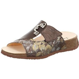 Think! Mizzi Pantoffels - Espresso - Leren Voering