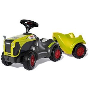 Rolly Toys Babyglijbaan Claas Xerion met rollyMinitrac aanhanger (glijvoertuig met trailer, voor kinderen van 1,5-4 jaar, opbergvak onder de motorkap, fluisterloopbanden) 135882