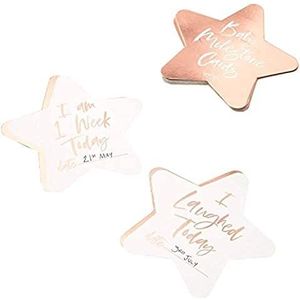 Ginger Ray Rose Gold Unisex Baby Shower Mijlpaal Keepsake Gift Memory Cards