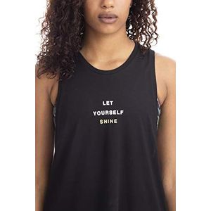 Shambhala Barcelona Zoe Tank-Shine/mouwloos T-shirt, dames, zwart, klein