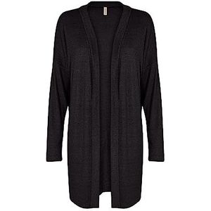 SOYACONCEPT Women's SC-Delia 4 Gebreide jas voor dames, zwart, maat S, zwart, S