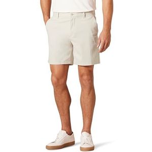 Amazon Essentials Heren Slim-Fit 7"" Stretch Chino Short, Stone, 29