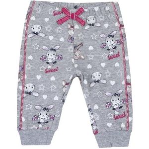 Chicco, Joggingbroek voor pasgeborenen, comfortabel en modieus, met elastische band, van zacht katoen, machinewasbaar, babykleding, 0-24 maanden, ontworpen in Italië, grijs (2), 18 Maanden