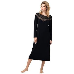 Oh!Zuza Dames met kant Nightgown, zwart, S, zwart, S