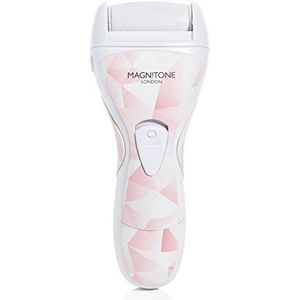 Magnitone London Well Heeled! Express Pedicure System Elektrische eeltverwijderaar met regular + extra buff opzetstuk - pastelroze