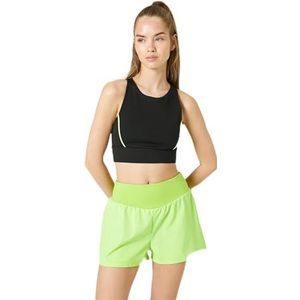 Koton Dames mini sportshorts elastische taille, groen (973), M