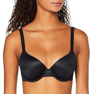 Calvin Klein Push Up Plunge Push-up BH Dames, zwart (zwart), 80B