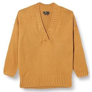 IDONY Dames gebreide trui 11019360-ID02, camel, M/L, kameel, M/L