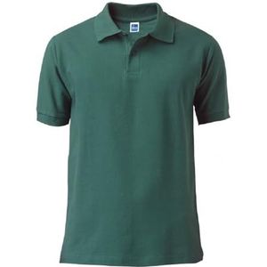 SIGGI Werk-poloshirt zomer, 100% katoen, piqué groen