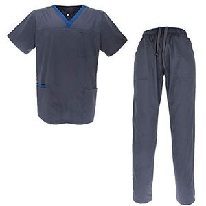 MISEMIYA Unisex jas en broek sanitair-uniformen sanitair 8178