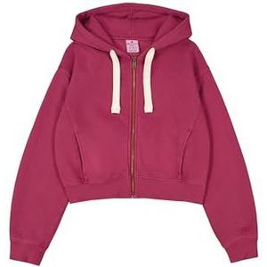Champion Legacy Vintage Wash W (117631) - Nano-Fleece Hooded Sweatshirt met capuchon, Rumba Rood (RUR), XS Dames FW24, Rode Rumba (Rur), XS