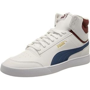 PUMA Unisex Shuffle Mid Sneaker, Wit donker 02, 42 EU