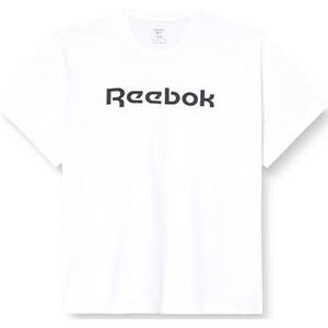 Reebok GS LINEAR Read Tee, wit, 4XL