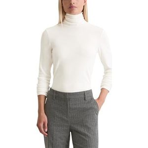 Slim fit shirt met lange mouwen van modalmix