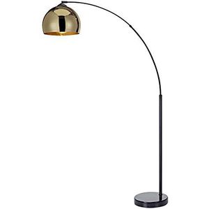 Arquer Arc Vloerlamp Vloerlamp Gouden Marmeren Voet Zwart VN-L00012-EU