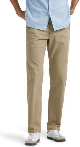 Lee Herren Jeans Flat Front Straight XM, Regular Fit, Straight Leg, ORIGINLKHAKI, 36W / 30L