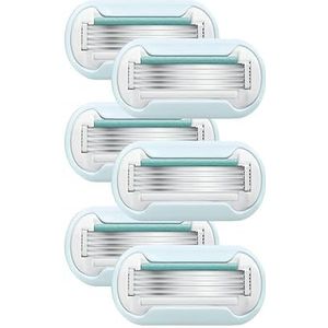 Gillette Venus Pro Smooth Sensitive Razor Blade navullingen voor dames, verpakking van 5 mesjes voor een langere, gladde scheerbeurt