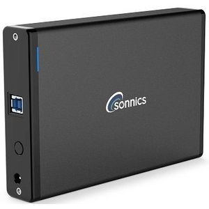 Sonnics 4TB USB 3.0 Externe Harde Schijf voor XBOX ONE/PS4/Vensters PC/Mac, Zwart