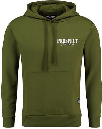 KEYLARGO - Klprospect Studios - Sweat à Capuche - Groen - Met Cordon de Serrage en Poche Kangourou