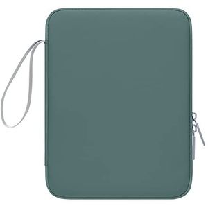 12,9 inch tablet sleeve, PU-materiaal tablethoes met binnenvak, compatibel met iPad Pro 12,9 (2021/2019/2018), Galaxy Tab S8+ 12,4, groen