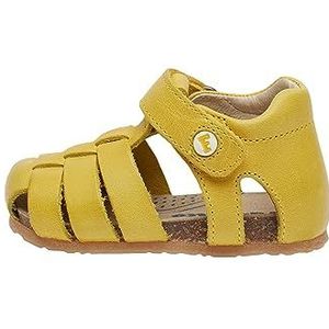 Falcotto Alby Halfgesloten leren sandalen, Geel, 19 EU