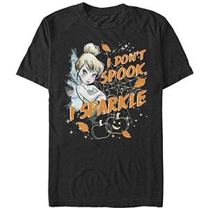 Disney Peter Pan - Sparkle not Spook Unisex Crew neck T-Shirt Black 2XL