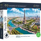 Trefl Prime - Puzzle UFT Cityscape: Paris, France - 500 Elementen - Dikste Karton, Parijs, Frankrijk, Eiffeltoren, Moderne Puzzels, Creatief Vermaak voor Volwassenen en Kinderen vanaf 10 jaar