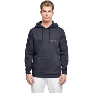 Mister Tee That Noise Hoody, herenhoodie met backprint, regular fit, Donkerblauw, 3XL