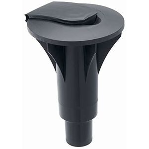 Brabantia Betonanker, met Handige Afsluitdop, Stevig, Weerbestendig Kunststof, Eenvoudig te plaatsen, voor Topspinner en Lift-O-Matic, Black, Ø 50 mm, Maat 3 (50mm)