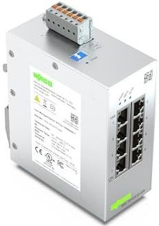 Wago 852-1812/010-000 Netwerkschakelaar - Lean-Managed - 8 Poorten - 1000Base-T