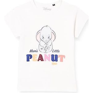 Disney Dumbo - Mummy Little Peanut BODUMBOTS002 T-shirt voor kinderen, wit, maat 08 jaar, Wit, 8 Jaren