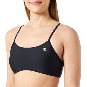 Champion Legacy American Classics Swimwear C-logo bovendeel van de bikini, zwart, XL voor dames