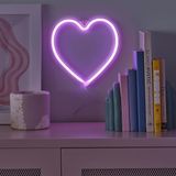 Ginger Ray Valentijnsdag Roze Light-up Neon Hart Lichtdecoratie 20cm