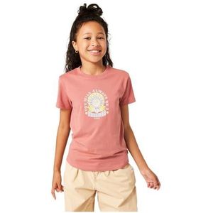 Garcia Kids T-shirt met korte mouwen voor meisjes, Washed Terra, 176 cm