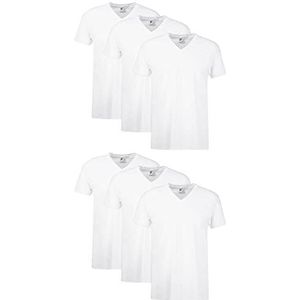 Hanes Heren Ondershirt (Pack van 6), Kleur: wit, M