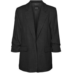 VERO MODA VMFRIDA LS Regular Blazer NOOS, zwart/detail: melange, 36