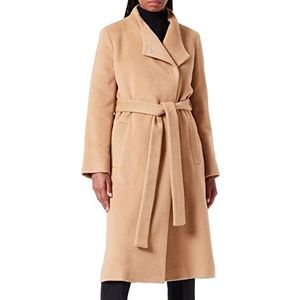 HUGO Mokona Coat voor dames, Light/pastel Brown239, 36