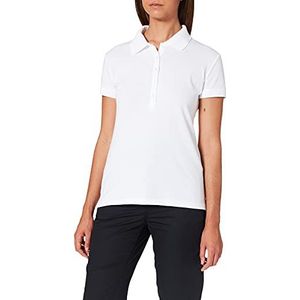 Trigema Poloshirt voor dames met Swarovski®-kristallen, wit, XL