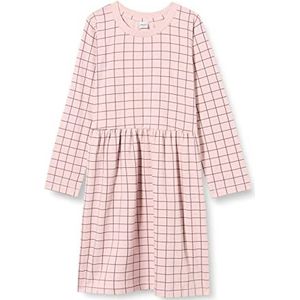 Pinokio Jurk romantisch, 95% katoen 5% elastaan, roze geruit, meisjes 62-122 (74), Roze Romantic, 74 cm