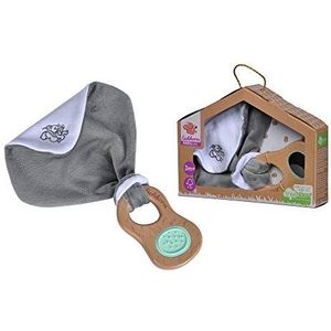 Eichhorn - Baby Pure grijpling met knuffeldoek - van 100% FSC-gecertificeerd beukenhout, duurzaam houten speelgoed, met spiegel, BPA-vrij, geschikt voor kinderen vanaf de eerste levensmaanden