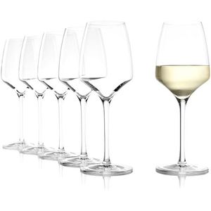 Stölzle Lausitz Witte Wijnglazen Experience Set van 6 350 ml – Hoogwaardige Wijnglazen Ideaal voor Witte Wijn & Aperitief – Elegante Kristallen Glazen – Vaatwasserbestendig