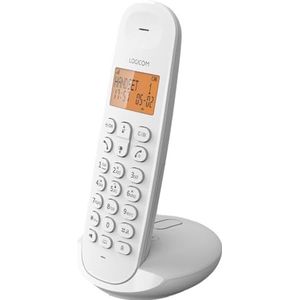 Logicom ILOA 155T Draadloze vaste telefoon met recorderantwoordapparaat - Solo - Analoge en Dect-telefoons - Wit