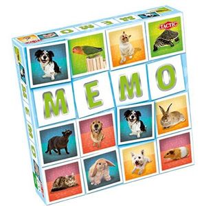 Pets Memo Game 41439 Tactic Memo Pets, Mixed
