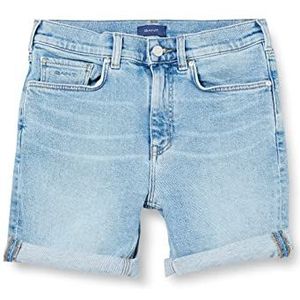 GANT Klassieke shorts voor jongens, Light Blue Worn in, 158 cm