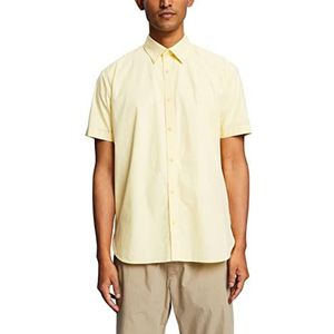 ESPRIT Collection Heren 043EO2F304 hemd, 745/LIGHT Yellow, XS, 745/Light Yellow, XS