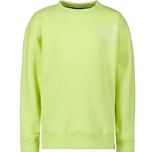 Garcia Sweatshirt voor jongens, Bright Lime, 104/110 cm