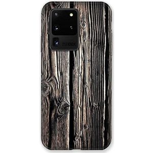 Beschermhoes voor Samsung Galaxy S20, Ultra Textur, Hout